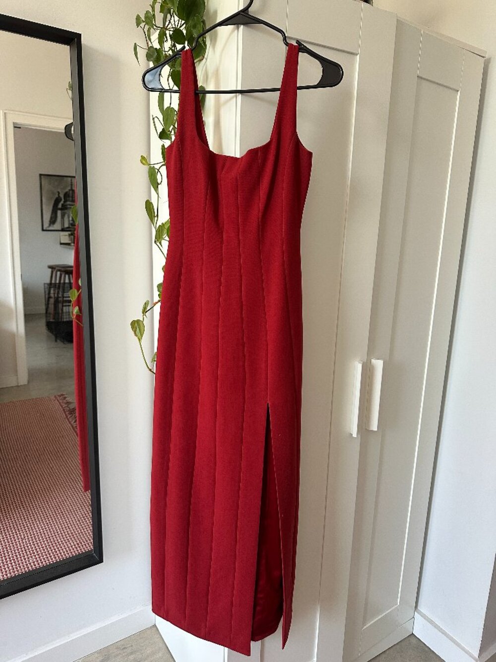 Staud Red Dress
